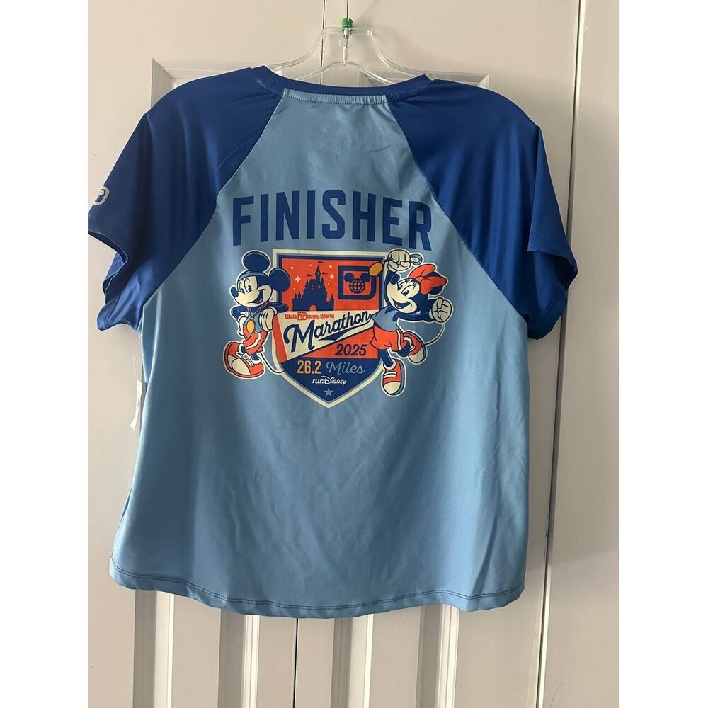 NWT! 2025 RunDisney Mickey Challenge Ladies "I Did It" Finisher Shirt | Size L